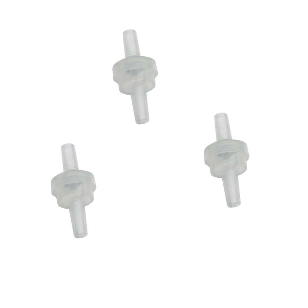 5/16" white check valves, 3-count