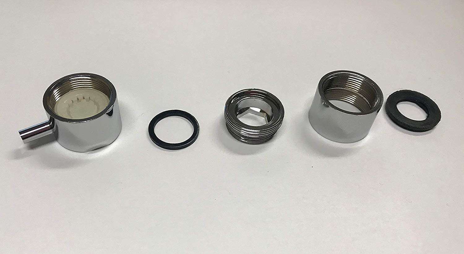 Ozone Faucet Aerator, dismantled to show parts