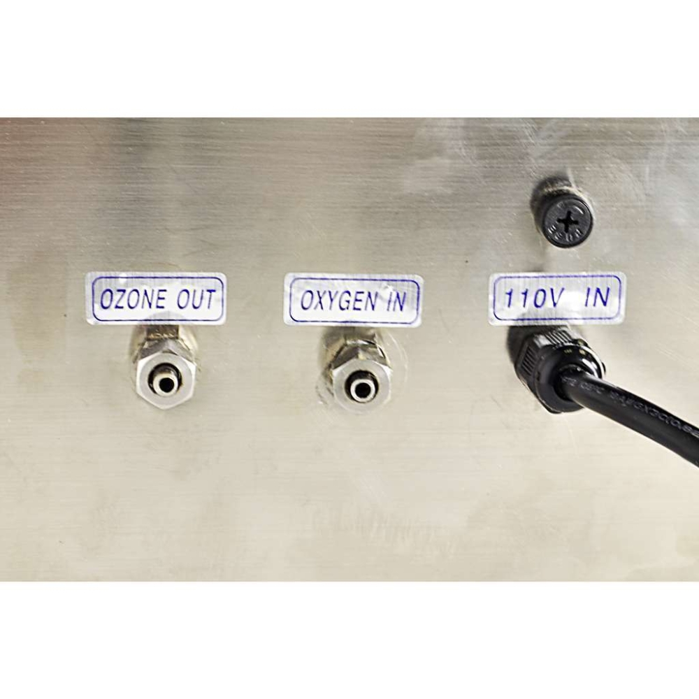 S-Series Industrial Water Ozone Generator Back Connector View