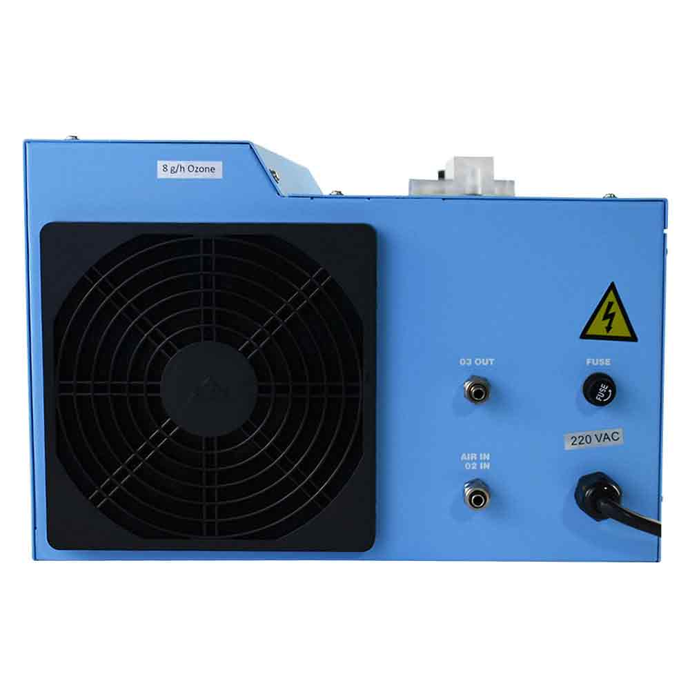 Bottom view of the SP-3G, SP-5G, SP-8G Swimming Pool Ozone Generators