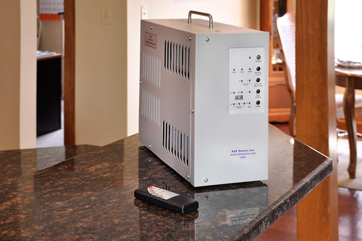 A7K Air Ozone Generator on a counter